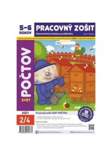 Svet počtov - Pracovný zošit 5 - 6 rokov