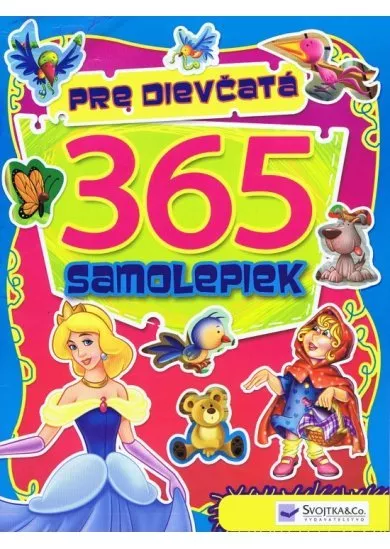 365 samolepiek pre dievčatá