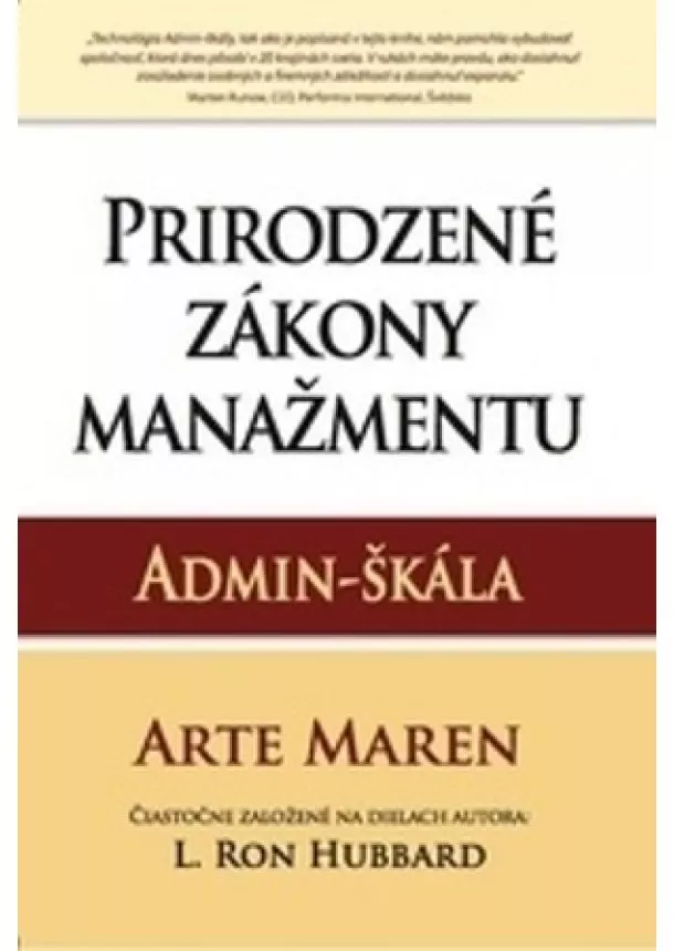 Arte Maren - Prirodzené zákony manažmentu - Admin-škála