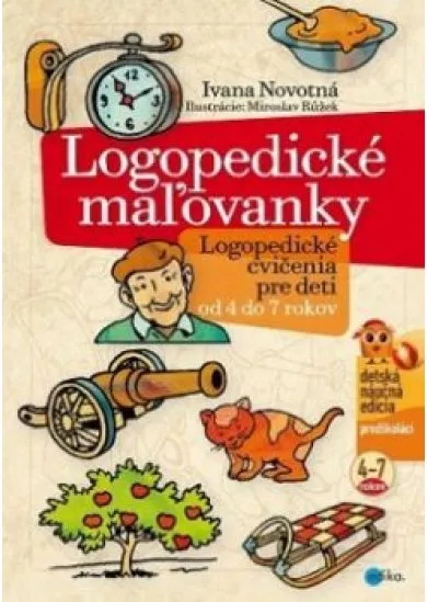 Logopedické maľovanky - pre deti od 4 do 7 rokov