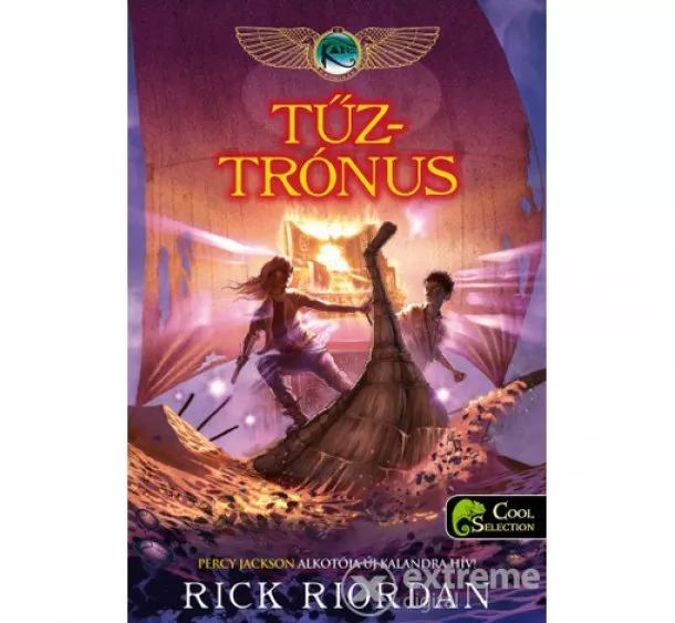 Rick Riordan - Tűztrónus - Kane krónikák 2. (puha)