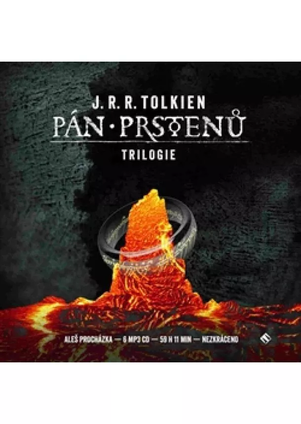 J. R. R. Tolkien - Pán prstenů - komplet (6xaudio na cd - mp3) - I. Společenstvo prstenu, II. Dvě věže, III. Návrat krále