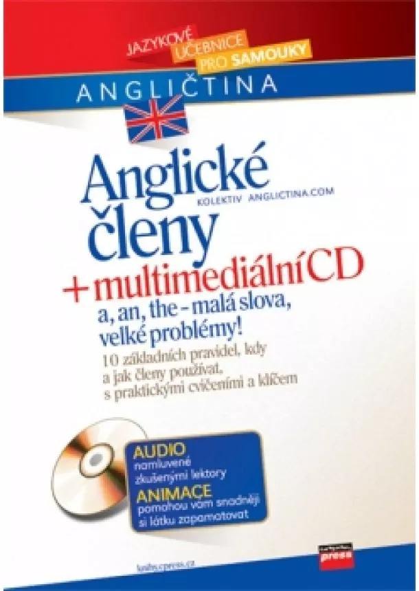 Anglictina.com - Anglické členy + multimediální CD