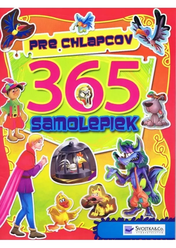 autor neuvedený - 365 samolepiek pre chlapcov