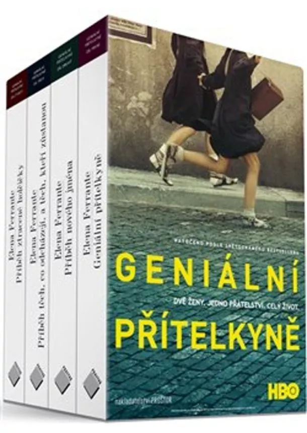 Elena Ferrante - Geniální přítelkyně - Komplet (4xkniha)