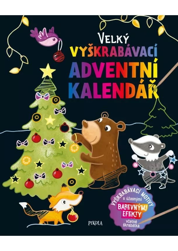 autor neuvedený - Velký vyškrabávací adventní kalendář