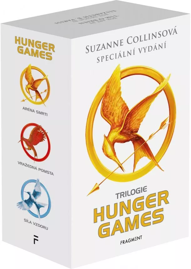 Suzanne Collinsová - HUNGER GAMES – komplet, výroční vydání 1.-3.díl - box