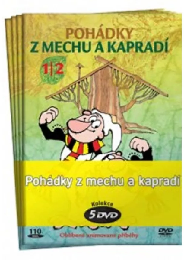 Zdeněk Smetana - Pohádky z mechu a kapradí - kolekce 5 DVD