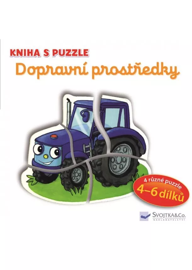 Vera Bruggemann - Dopravní prostředky - Kniha s puzzle