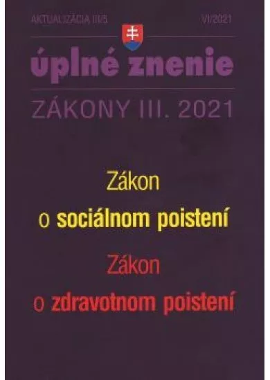 Aktualizácia III/5 2021  -  Sociálne poistenie a zdravotné poistenie v čase skrátenej práce 