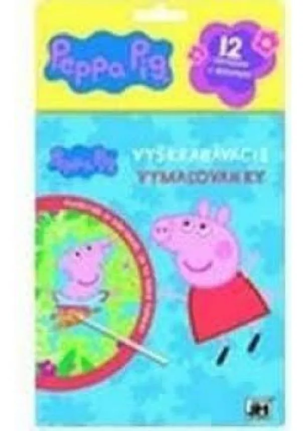 Vyškrabávacie vymaľovánky - prasiatko Peppa