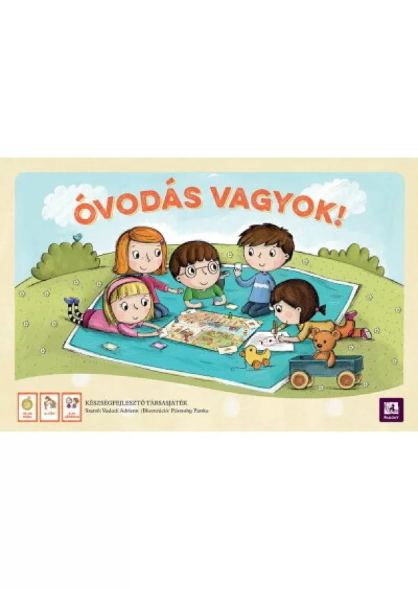 Vadadi Adrienn - Óvodás vagyok! - Készségfejlesztő társasjáték (új kiadás)