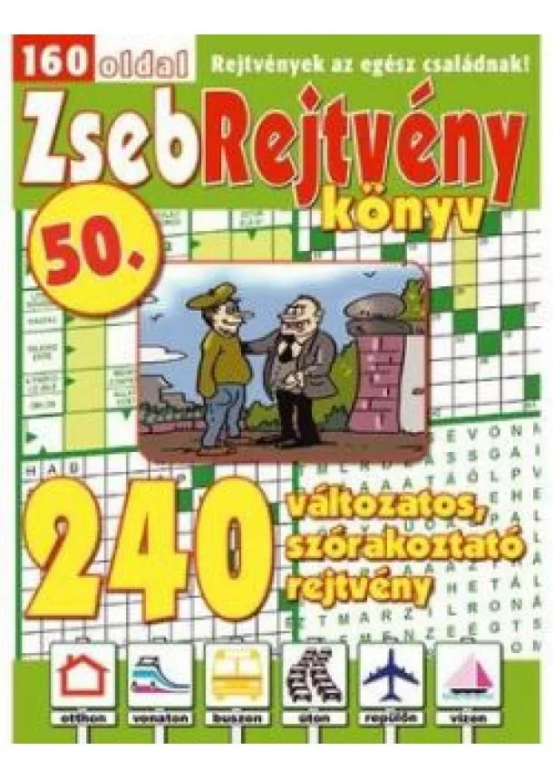 Zsebrejtvény könyv 50.