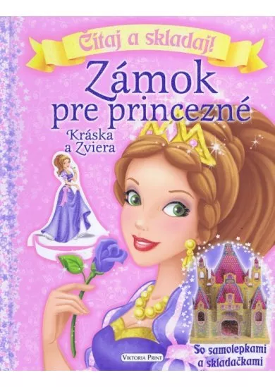 Zámok pre princezné - Kráska a zviera - Čítaj a skladaj