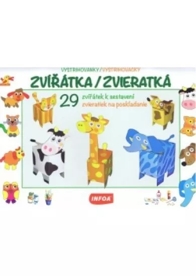 Vystrihovačky - Zvířátka/Zvieratká (CZ+SK)