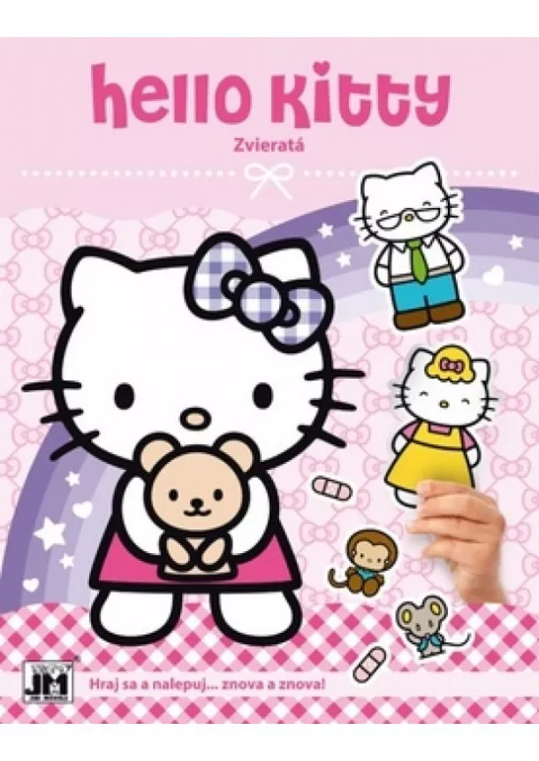 Hello Kitty - Samolepková knižka/ Hello Kitty Zvieratá