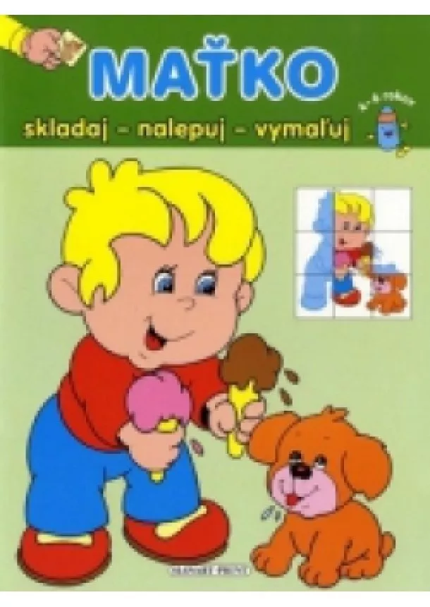 autor neuvedený - Maťko - skladaj - nalepuj - vymaľuj