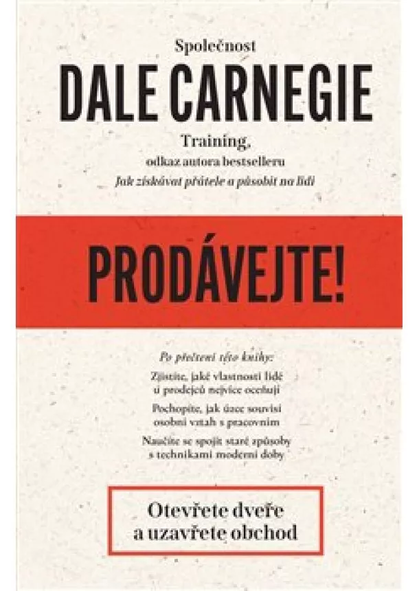 Dale Carnegie Training - Prodávejte!