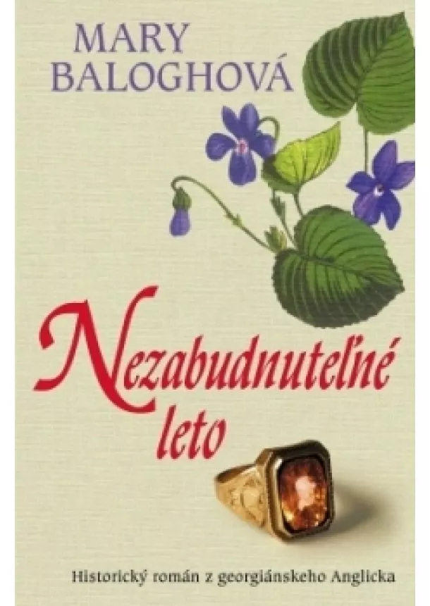 Mary Baloghová - Nezabudnuteľné leto