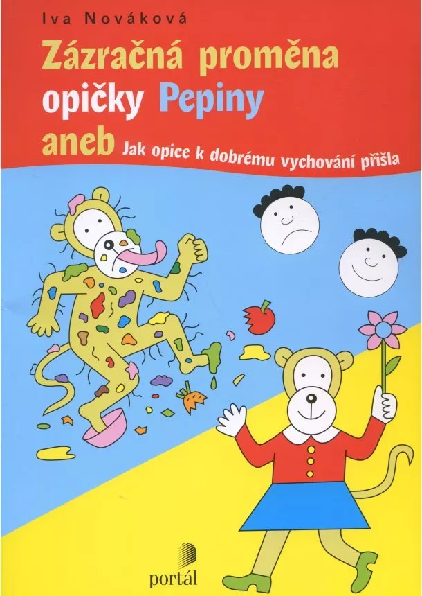 Iva Nováková - Zázračná proměna opičky Pepiny - aneb Jak opice k dobrému vychování přišla