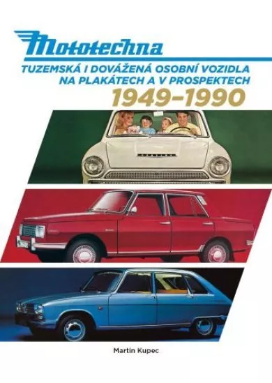 Mototechna - Tuzemská i dovážená osobní vozidla na plakátech a v prospektech 1949-1990