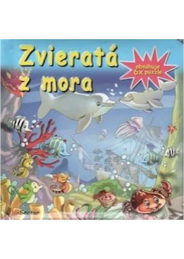 Zvieratá z mora - kniha s puzzle 