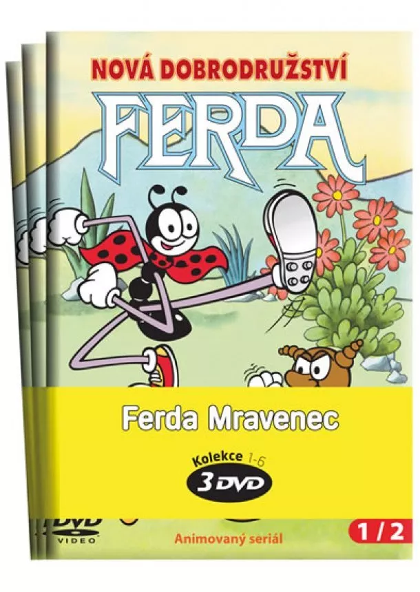 Ondřej Sekora - Ferda Mravenec - kolekce 3 DVD