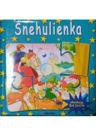 Snehulienka - kniha s puzzle