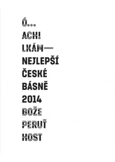 Nejlepší české básně 2014