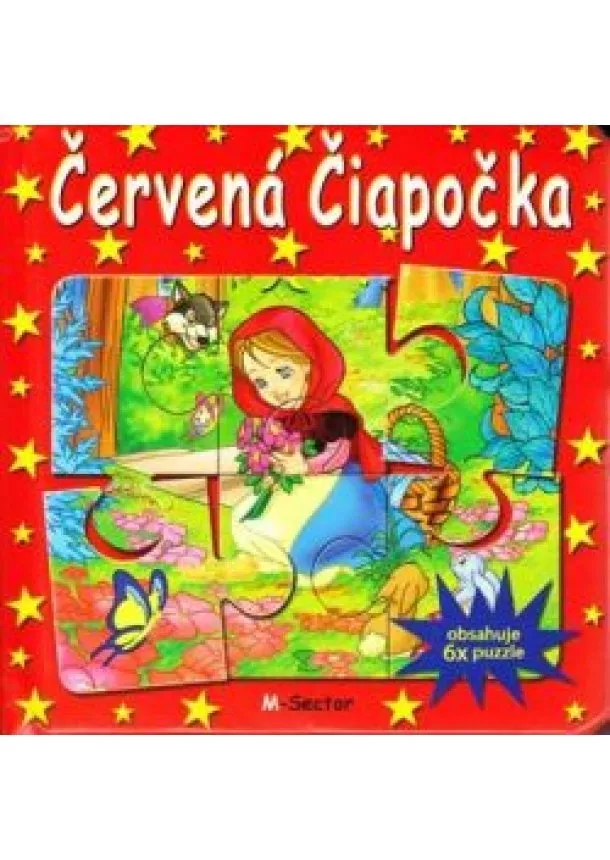 Červená čiapočka - kniha s puzzle