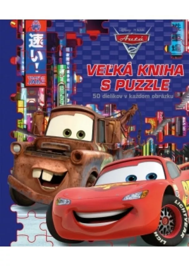 nemá autora - Autá 2 Veľká kniha s puzzle