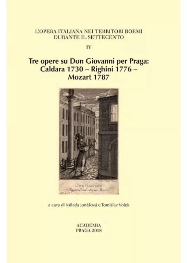 Milada Jonášová,Tomislav Volek - Tre opere su Don Giovanni per Praga