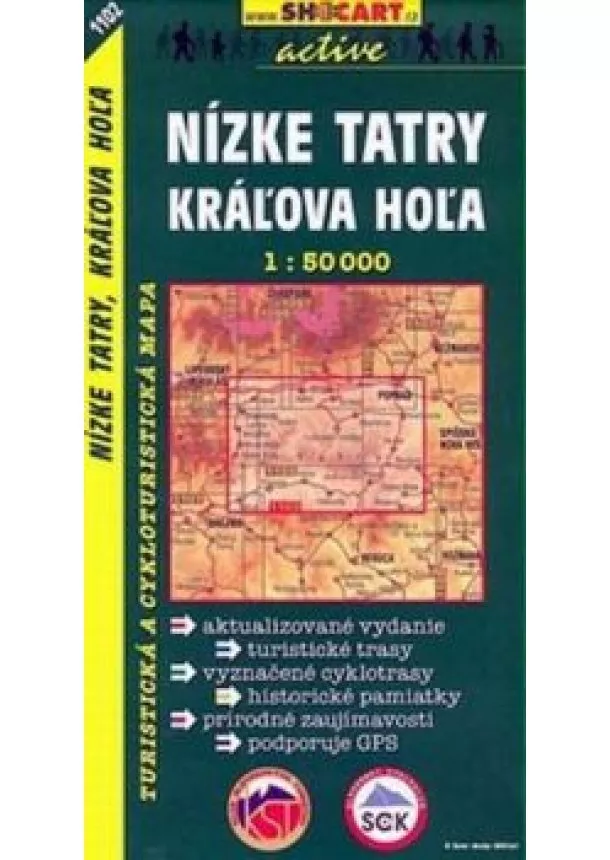 Kolektív - SC 1102 Nízke Tatry, Kráľova Hoľa 1:50 000