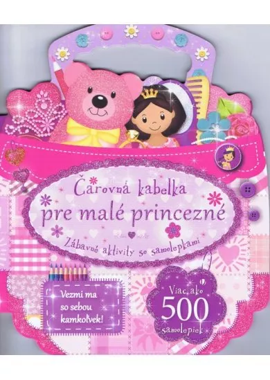 Čarovná kabelka pre malé princezné - Zábavné aktivity so samolepkami