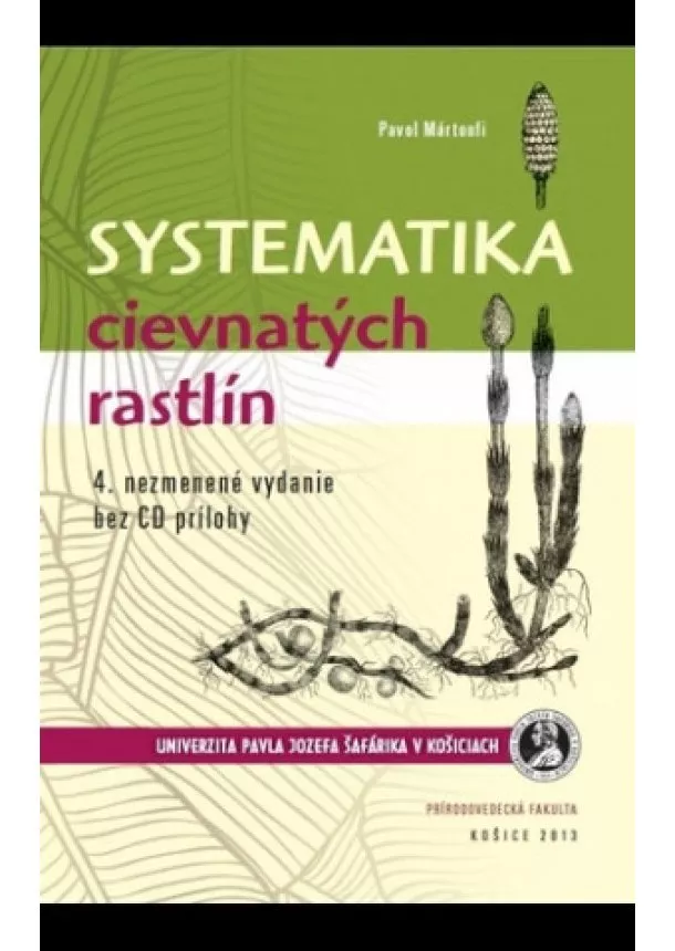 Pavol Mártonfi - Systematika cievnatých rastlín