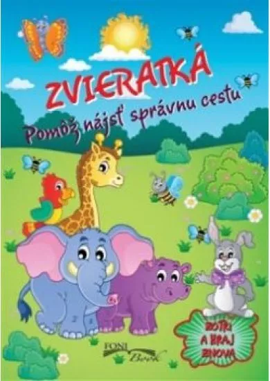 Zvieratká - Pomôž nájsť správnu cestu - Zotri a hraj znova