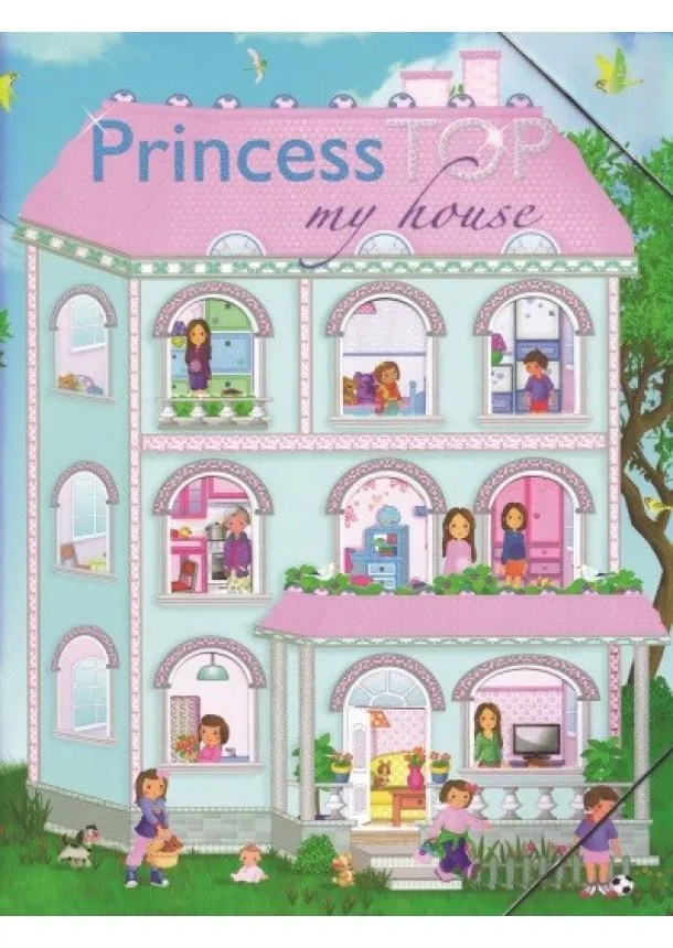 Foglalkoztató - Princess TOP - My House (pink)