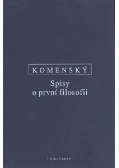 Spisy o první filosofii