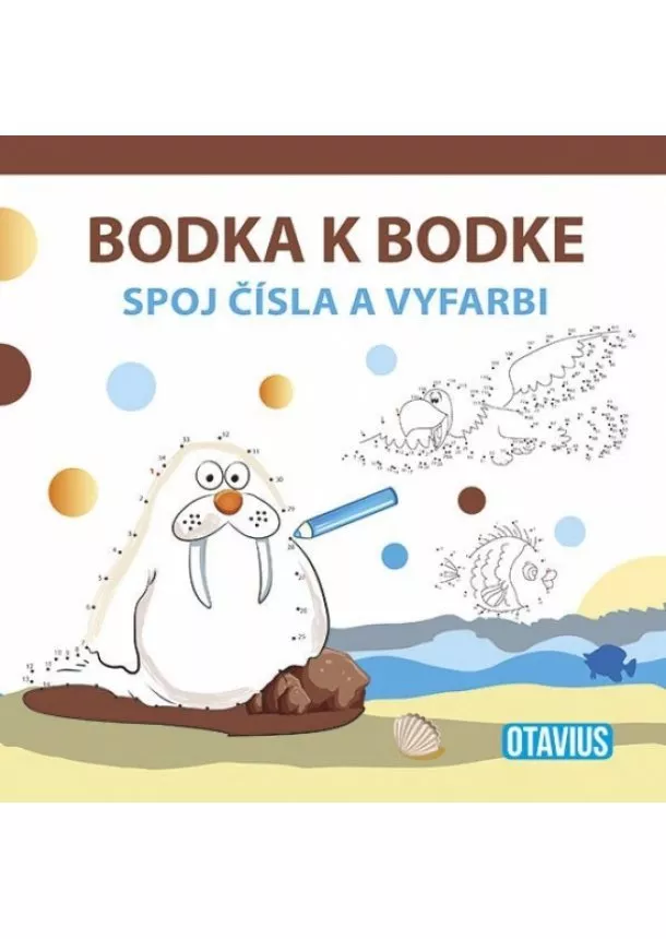 autor neuvedený - Bodka k bodke 1 - spoj čísla vyfarbi