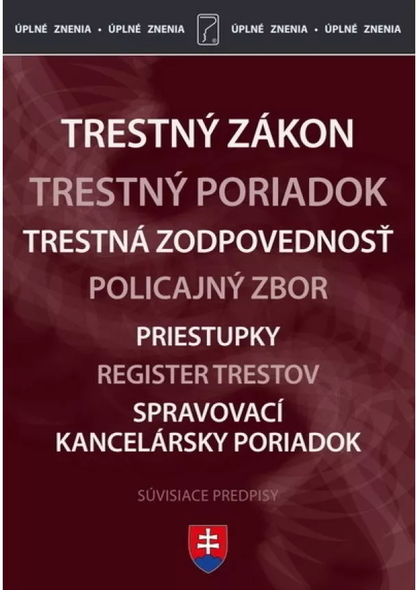 kol. - Trestný zákon 2023