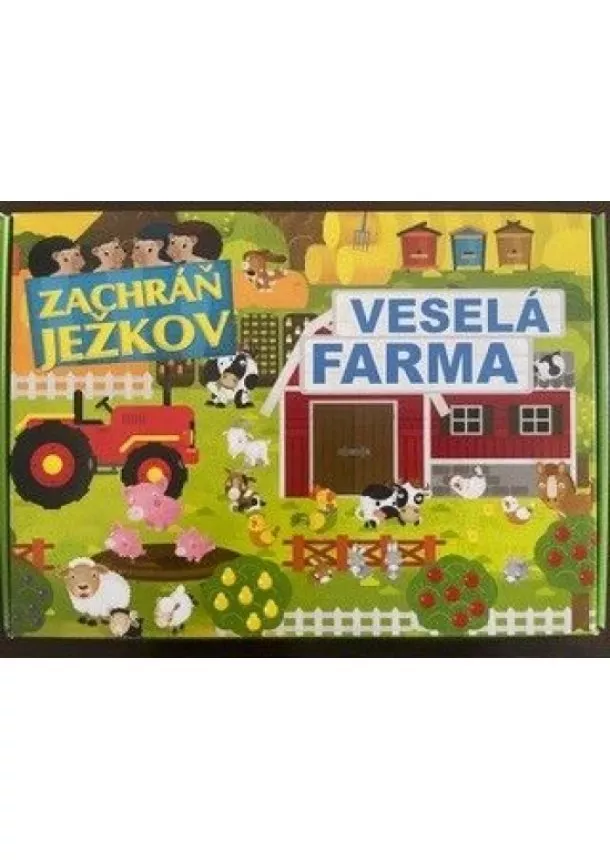 Veselá farma / Zachráň ježkov - 2 stolné hry