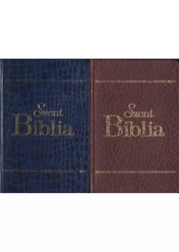 Biblia - SZENT BIBLIA /BŐRKÖTÉS, KÁROLI FORD.