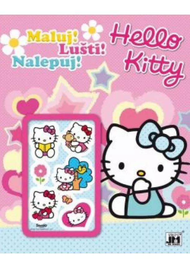 Hello Kitty - Maľuj, lúšti, nalepuj