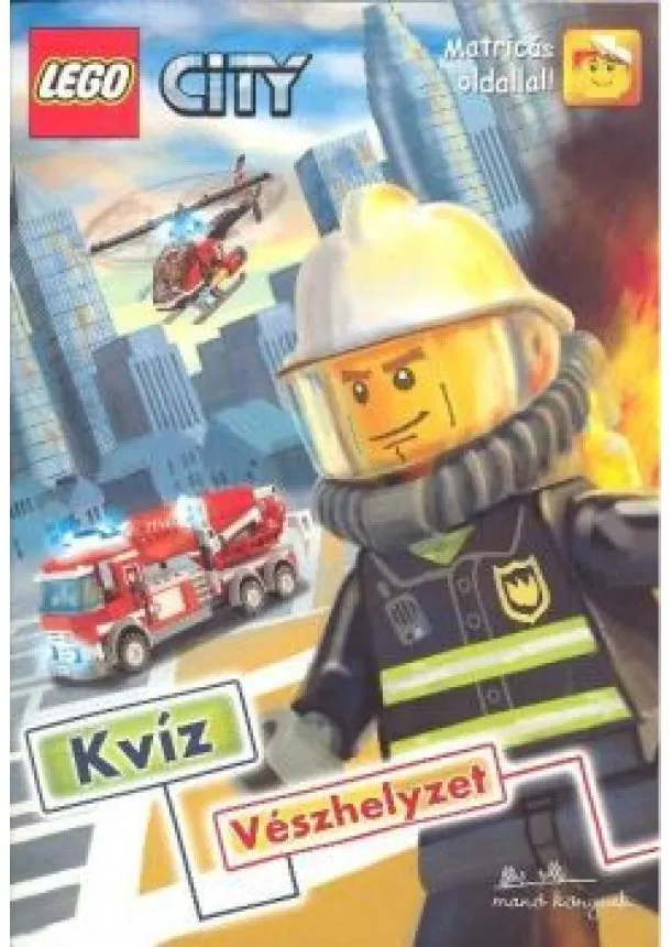 Színes Kifestő - LEGO CITY - VÉSZHELYZET KVÍZ