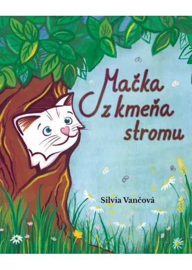 Mačka z kmeňa stromu