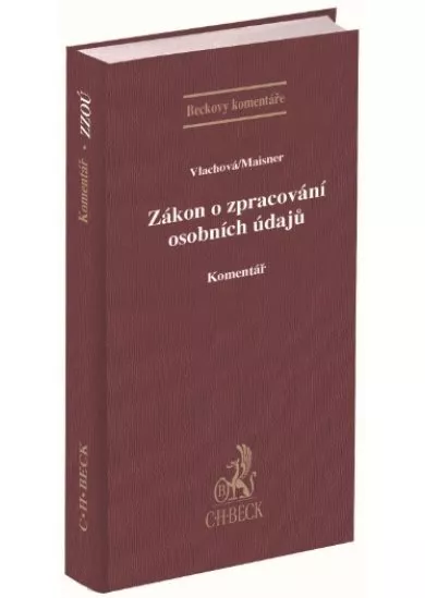 Zákon o zpracování osobních údajů. Komentář