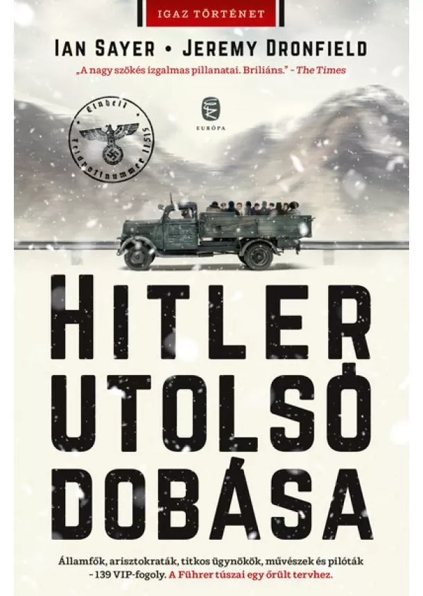 Jeremy Dronfield - Hitler utolsó dobása