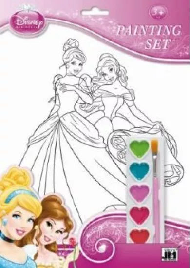 Vymaľovanková sada A4 - Disney Princezné 