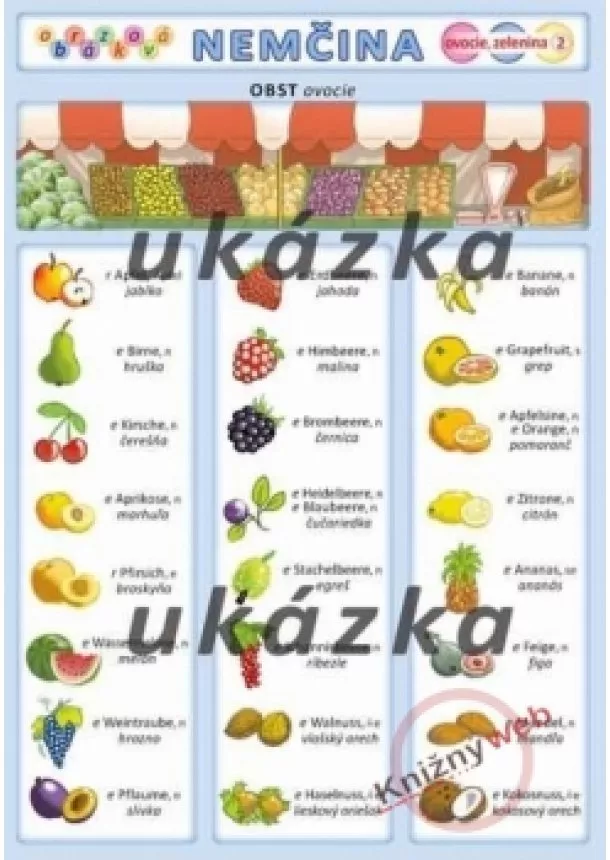 Petr Kupka a kol. - Obrázková nemčina 2 - ovocie, zelenina