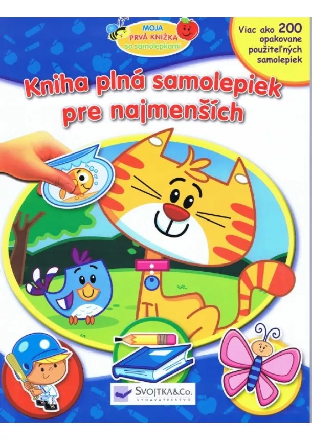 autor neuvedený - Kniha plná samolepiek pre najmenších